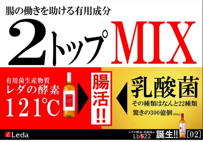【レダ】レダの酵素＋乳酸菌αLbS22 600ml 261009_SHDYAS001