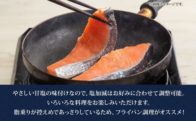 【数量限定・特別寄附額】北海道産 新巻鮭 低温熟成 切身 1袋 (約650～700g/5～7切入)  北海道 秋鮭 小分け 鮭 さけ しゃけ シャケ 中塩 海鮮 冷凍 お弁当 真空パック おかず 魚貝類 サーモン サケ