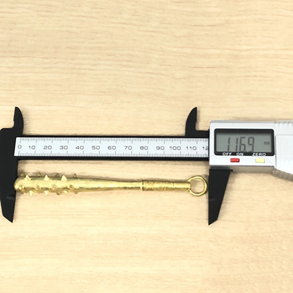 鬼の金棒のフィギュア(大)　置物　オブジェ　インテリア　24金　K24