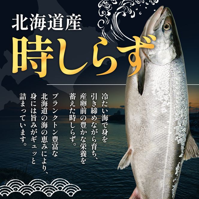 鮭 北海道産 厚岸産 甘塩 時しらず 切身 1.7kg  [ 時鮭 時サケ さけ 焼き魚 朝食 魚 ]