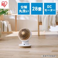 サーキュレーター 扇風機 dcモーター アイリスオーヤマ PCF-SDC15T-EC-WU ホワイトウッド 首振り 省エネ サーキュレーターアイ dc 28畳 小型 お手入れ簡単 分解 おしゃれ 節電 換気 空気 循環 大風量 上下左右首振り送風