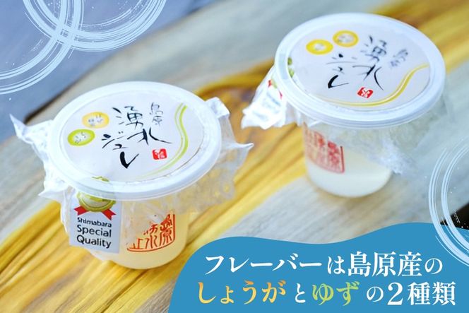 CA011 暑い季節はシャーベットで 島原湧水ジュレセット[スイーツ ジュレ はちみつ 蜂蜜 北田物産 長崎県 島原市]