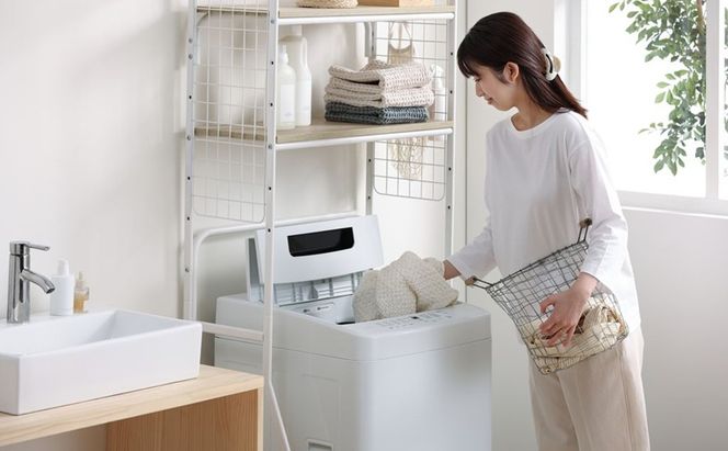 洗濯機 全自動洗濯機 6.0kg IAW-T606-W ホワイト アイリスオーヤマ 縦型 縦型洗濯機 小型 コンパクト 上開き 予約タイマー チャイルドロック 新生活 一人暮らし