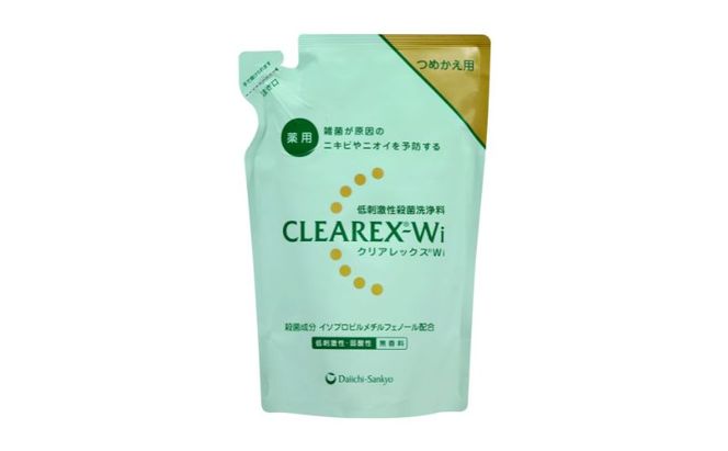 クリアレックスWi 450mL 1本、詰替用 2個 セット 洗浄料 ボディソープ 洗顔料 低刺激 本体 詰め替え セット 墨田区 東京都
