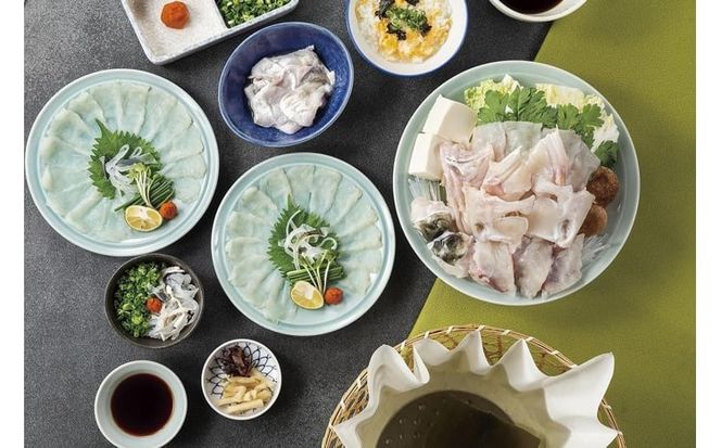【とらふぐ亭】福楽セットお食事券＜4名様分＞【国産高級とらふぐ使用】