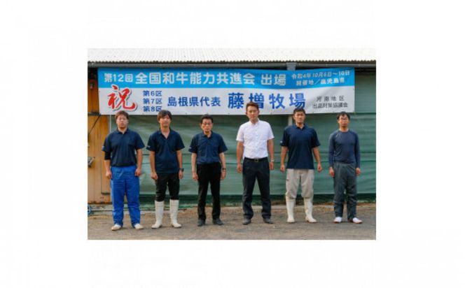 藤増 しまね和牛モモ スライス 700g【冷蔵】 322032_DS023