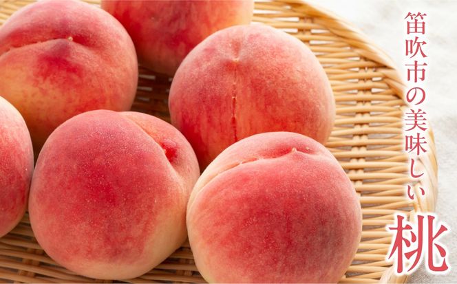 【2026年発送★先行予約】 産地厳選日本一笛吹市の桃2kg以上（6玉～10玉） 106-007-sku03-26y