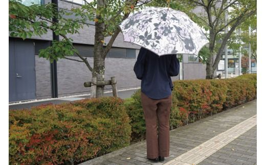 雨長傘　テッセン（紫）