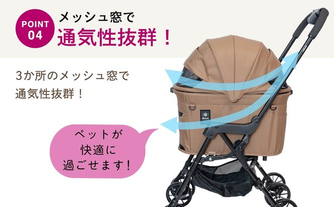 ＼選べるカラー／【コンビ】コムペット ミリミリ キャリー（マウナケアブラウン / グリーンアメジスト / カイルアベージュ）119511 119517 119518 combi コンビ キャリー単体使用可能 軽量コンパクト 軽量 通気性 清潔 コンパクト収納 簡単収納ペットカート 2WAY 犬用カート 犬用バギー ペットキャリー 4輪タイプ ペットカート折り畳み可能 折り畳み式 小型犬 中型犬 多頭 耐荷重15kg