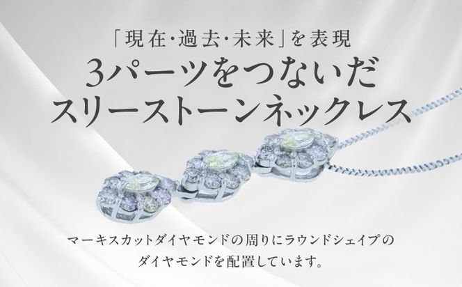 J051-4 アルカンシェル プラチナダイヤペンダント ダイヤ計0.45ct【鑑別書付き ジュエリー プレゼント ギフト ファッション アクセサリー 贈り物 贈答 お祝い 記念日】