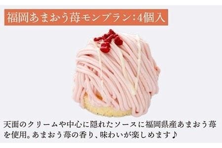 パウンド / あまおうモンブラン/ ベイクドチーズ ケーキ 3種9個 冷凍 糸島市 / 五洋食品産業 [AQD026]