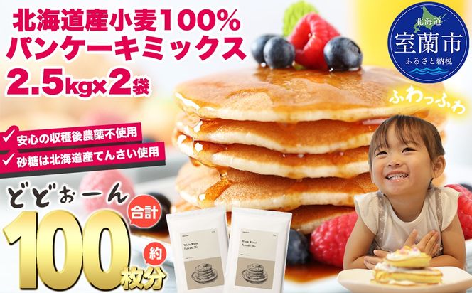 北海道パンケーキミックス 5kg MROBI006