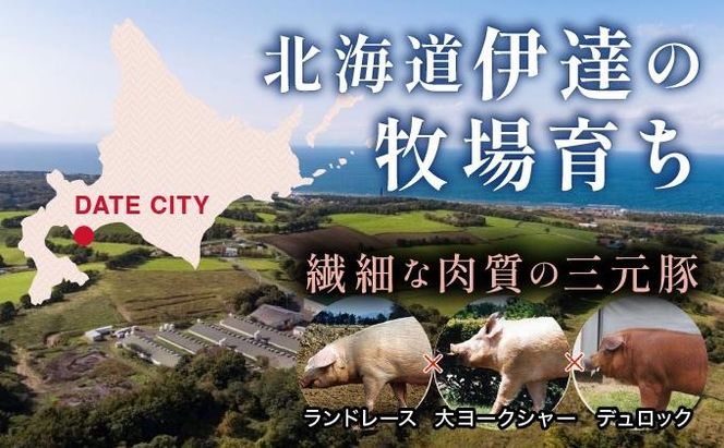 伊達黄金豚しゃぶしゃぶ4種食べ比べセット400g