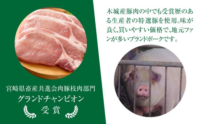 特選木城産 豚バラスライス 500ｇ×2 K56_0018_1