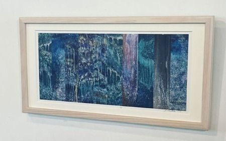 【額装付】絵画作品 和紙ポスター 数量限定サイン入り 糸島市 / yaccka[ACN007]