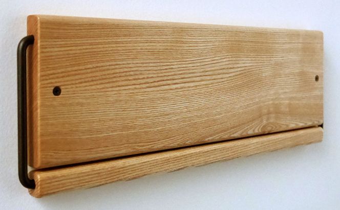 Sneaker wall スニーカーウォール  SW-450TM タモ（おおよそ2足収納 タモ無垢材 壁掛け 木製 シューズラック スリッパラック）【配達不可：沖縄・離島】 雑貨 日用品 