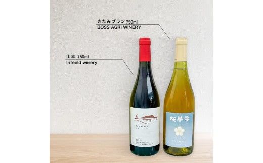 《7営業日以内に発送》北見産 紅白ワインセット（山幸×きたみブラン） ( ワイン 赤ワイン 白ワイン 紅白セット 山幸 きたみブラン ギフト 贈り物 )【186-0015】