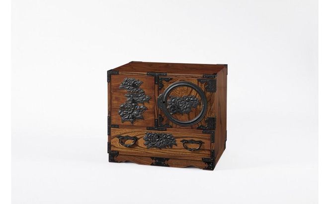 仙台箪笥　弐番　拭き漆【伝統 工芸品 グッドデザイン賞 タンス たんす 和タンス 仙台】 041009_GJ007