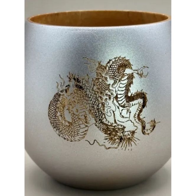 コーヒーカップ 金龍・銀龍  2個セット（桐箱入り）［NF116］ 303446_CU90051
