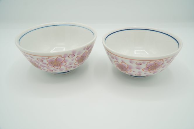 九谷焼 組飯碗・金彩桜 172111_CY2034