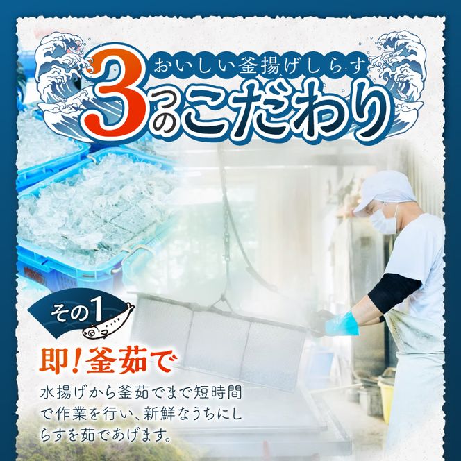 釜揚げしらす約900ｇ木箱入り_E6110