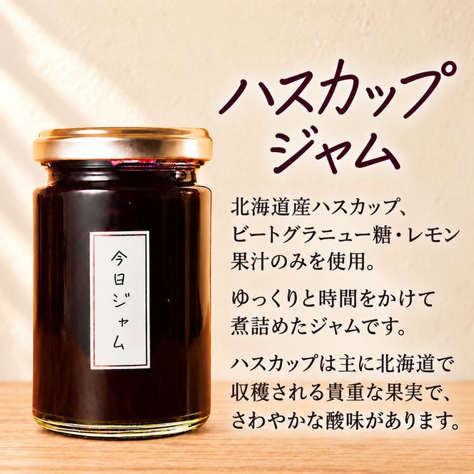 今日ジャム ハスカップ 140g 2個 | 無添加 北海道産 ギフト パン ヨーグルト 朝食 トースト ご褒美 手作り デザート 送料無料 北海道 滝川市-