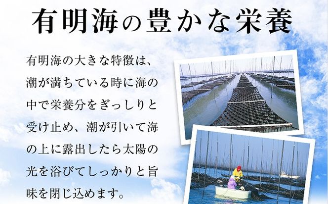 有明海産 味海苔 10切100枚 4本セット 合計400枚 福岡有明のり 海苔 のり 有明海苔 有明 福岡県 福岡 九州 グルメ お取り寄せ