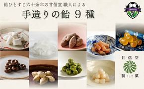 飴 9種 9袋 黒糖 げんこつ きなこ たんきり 氷砂糖 ニッキ 苺 はちみつ みかん 抹茶 アメ 個包装 おかし お菓子 おやつ 静岡県 藤枝市 甘信堂製菓