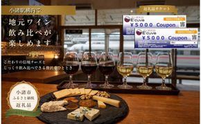 小諸駅舎内カジュアルバー「エキューブこもろ」店舗利用券10,000円分 ワイン 飲み比べ チケット