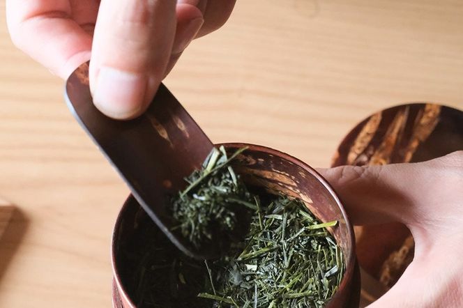 角館樺細工《樺細工 八柳》 茶さじ 無地 ゆうパケット 角館工芸協同組合|02_kdk-400101