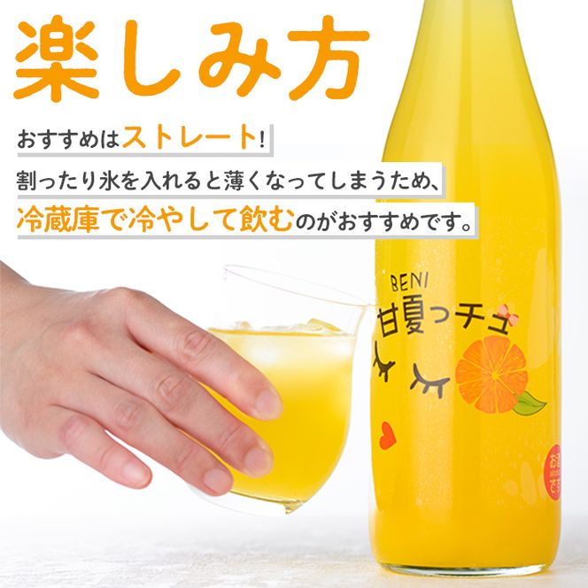 BENI甘夏っチュ(720ml×1本) お酒 アルコール 本格芋焼酎 本格焼酎 紅甘夏 ブレンド リキュール 【鹿児島酒造】akn009-44