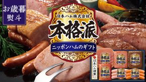 【 お歳暮 熨斗付 】 日本ハム 筑西工場 本格派 ギフトセットA