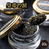 【純国産キャビア】ホワイトスタージョンキャビア 40g 皇帝の涙 国産 チョウザメ 魚卵 宮崎県 宮崎 小林市