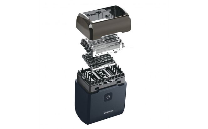 川崎市に本社工場を構える　理美容家電メーカー　ロゼンスターJPN　モバイルシェーバー5枚刃　SRM-506 141305_KT23