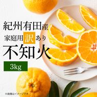【2027年先行予約】紀州有田産 不知火 (しらぬい)【家庭用 訳あり】3kg デコポン フルーツ デザート 柑橘 果物 果実 みかん お取り寄せ 和歌山県 湯浅町 送料無料_G7357