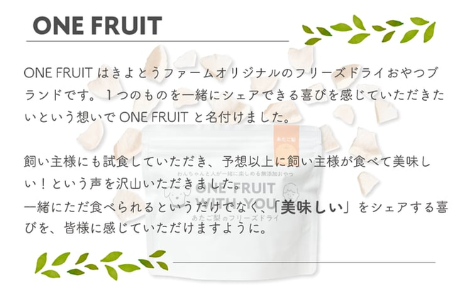 【きよとうファーム】あたご梨のフリーズドライおやつ 計2袋（約44g） （岡山県真庭市産） ペット 果物【KF-F001-01】