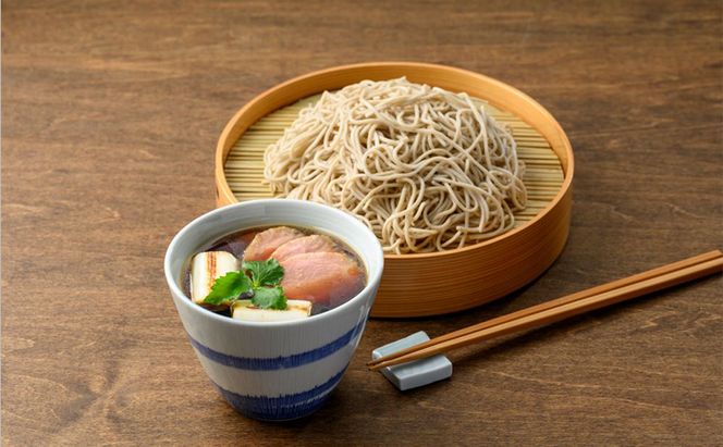 鴨せいろそば 2人前×4袋 8人前（信濃そば半生麺・鴨がらつゆ付き）麺類　そば　蕎麦　乾麺　信州そば　お取り寄せ　年越しそば　長野　ご当地
