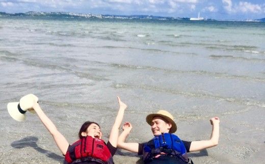 美ら島海道を冒険しよう！初心者大歓迎！初めてのSUP体験！【1名様】