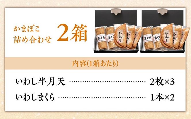 【創業明治14年の老舗】大容量！いわし 半月天 ・ まくら 詰め合わせ / かまぼこ 蒲鉾 カマボコ 練り物 詰め合わせ / 南島原市 / 内田蒲鉾店[SAH011]