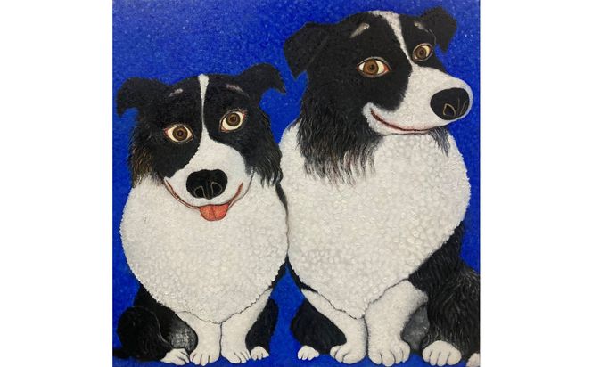 アーティストが描く愛しいペットのポートレート　SSM号 142069_DK010