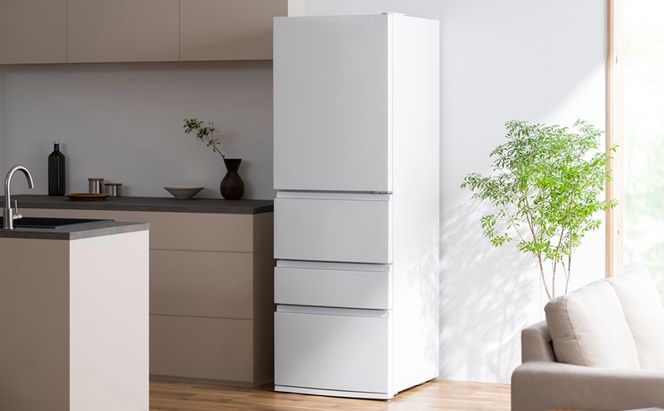 冷凍冷蔵庫 370L 自動製氷機能付 IRSN-I37A-W ホワイト 冷蔵庫 370L アイリスオーヤマ 冷凍冷蔵庫 冷凍室が大きい 2段冷凍室 ファン式 自動霜取り 霜取り不要 野菜室 真ん中 急冷モード 右開き 二人暮らし 家庭用 まとめ買い 大凍量