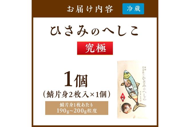 ひさみのへしこ【究極】 (片身2枚入)　SC00011