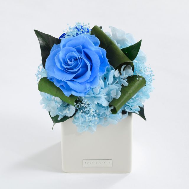 キューブS 花 お花 プリザーブドフラワー ギフト プレゼント お祝い 誕生日 お供え アレンジ インテリア 東京都 墨田区