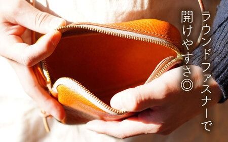 マカロンポシェット 糸島市 / LADIES＆GENTLEMEN [ADK064] 革製品 本革 革 レザー ポシェット スマホショルダー ショルダーバッグ 鞄