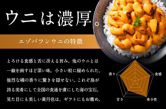 北海道礼文島産 旬凍ウニ食べ比べセット（80g×各1個） 魚貝類 海の幸 海鮮 北海道産 つまみ うに丼 手巻き寿司 濃厚 甘み とろける エゾバフンウニ 旨み キタムラサキウニ 