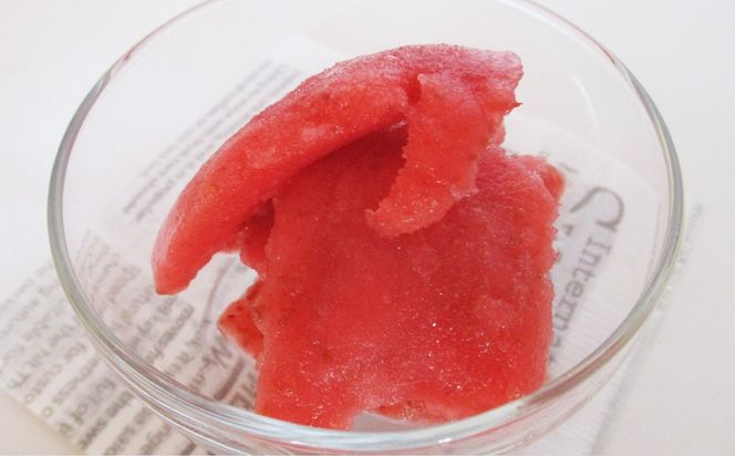 北海道 豊浦産 いちご果肉入り！50g×20本 イチゴシャーベット 