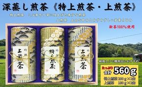深蒸し煎茶《特上煎茶[200g×1缶]・上煎茶[180g×2缶]》