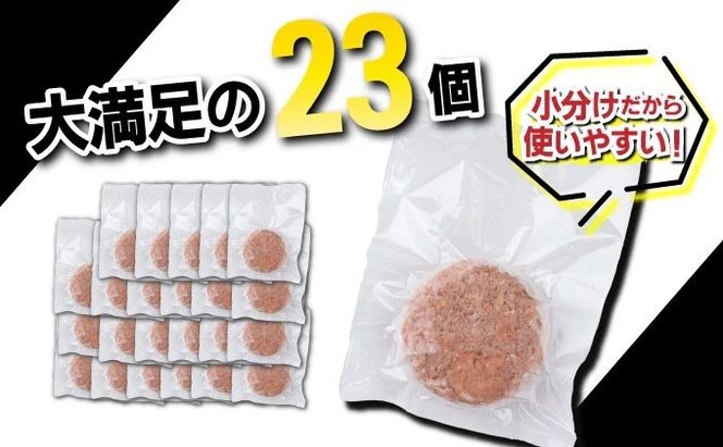 《数量限定》総重量2.7kg 佐賀牛ハンバーグ 【120g×23個】 計2760g