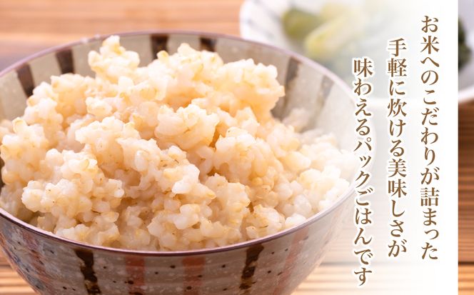 玄米 パックご飯 宮城県産「 金のいぶき 」発芽玄米 パック ごはん ( 150g × 12個×2箱　計24個)  金のおいしさ! ＜ 宮城のブランド玄米 ＞[ JA加美よつば農業協同組合 宮城県 加美町　yo-pg-kin-24s] レトルト ごはん ご飯 レトルトごはん レンジ レンチン かんたん パックライス ライス 米 簡単 お手軽 アウトドア 非常食 防災グッズ