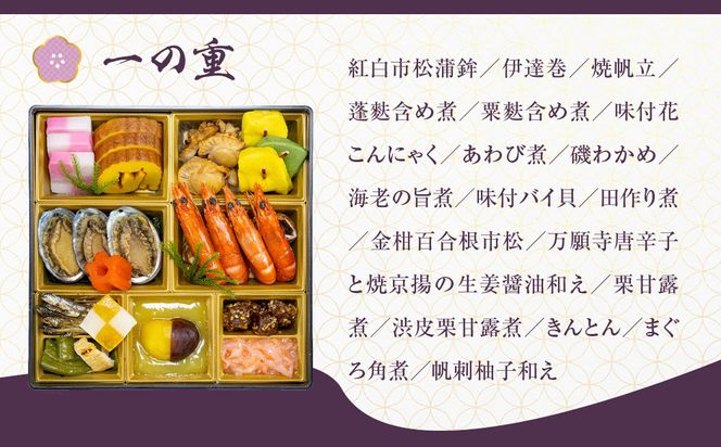 【京都しょうざん】「紙屋川光悦」三段重 3人前｜京都 老舗料亭 本格おせち 人気おせち［ 京都 老舗料亭 3段 3人 グルメ 京料理 人気 おすすめ 2026 正月 お祝い お取り寄せ 通販 送料無料 年内配送 ふるさと納税 ］ 261009_A-AA541